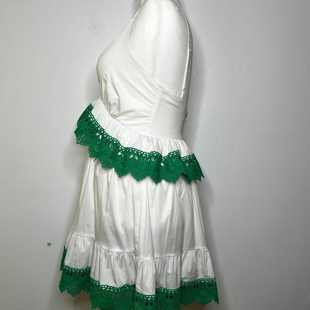 Strut & Bolt Women Dress L Sleeveless Open Back Tiered Lace Party Cottage Boho - Picture 3 of 7